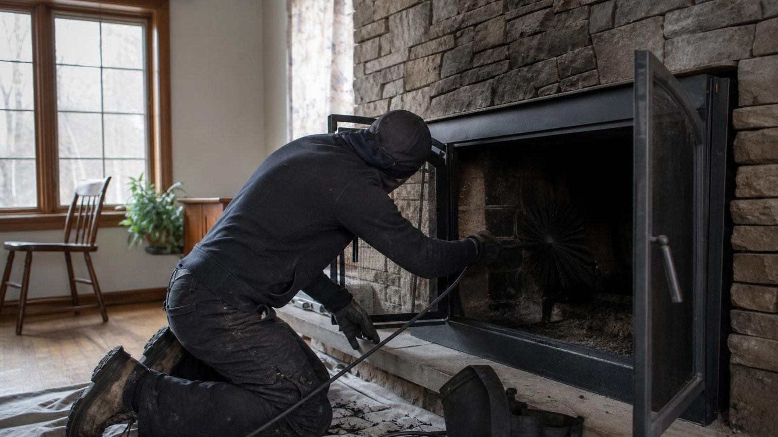 Local chimney sweep & inspection for Dudley homes
